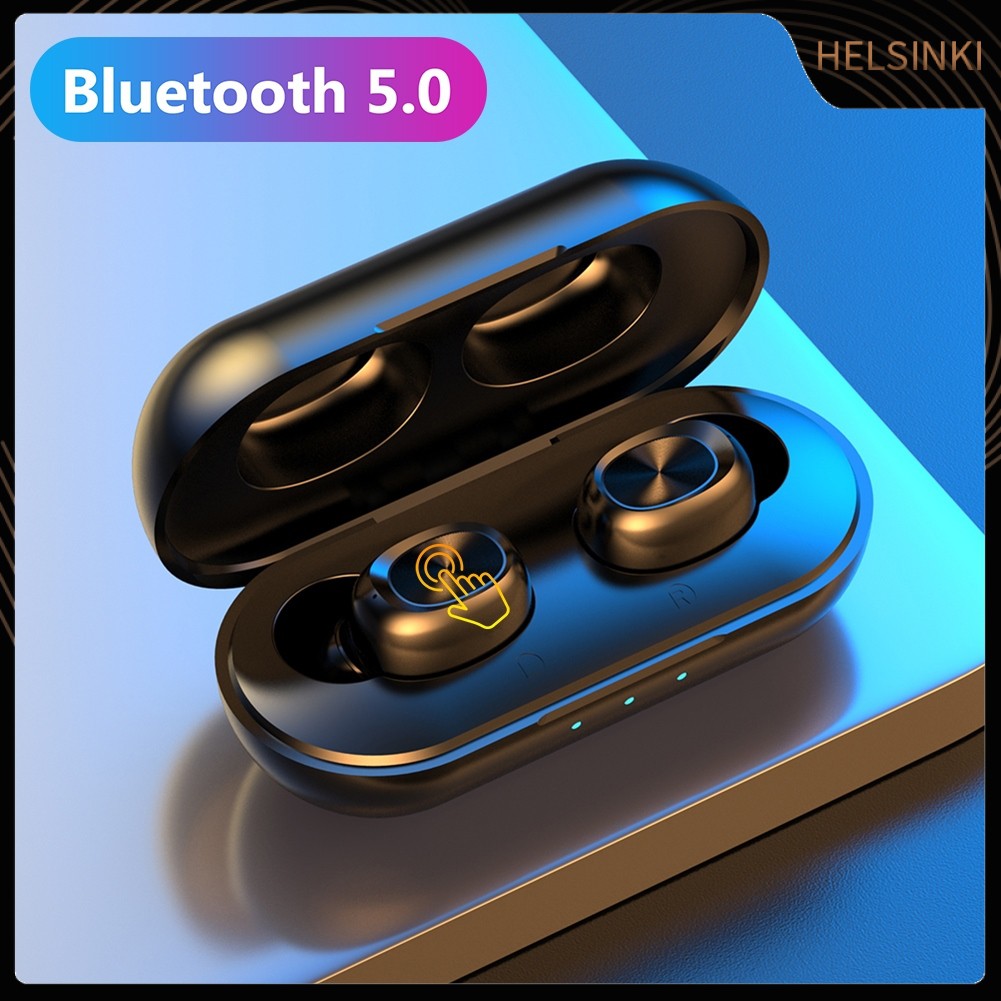 Tai Nghe Nhét Tai Hel + B5 Tws Kết Nối Bluetooth 5.0 Cho Iphone Android