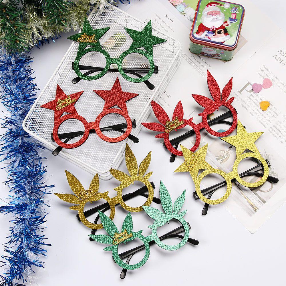 1 Gọng Kính Nhựa Hình Ngôi Sao / Lá Phong Độc Đáo