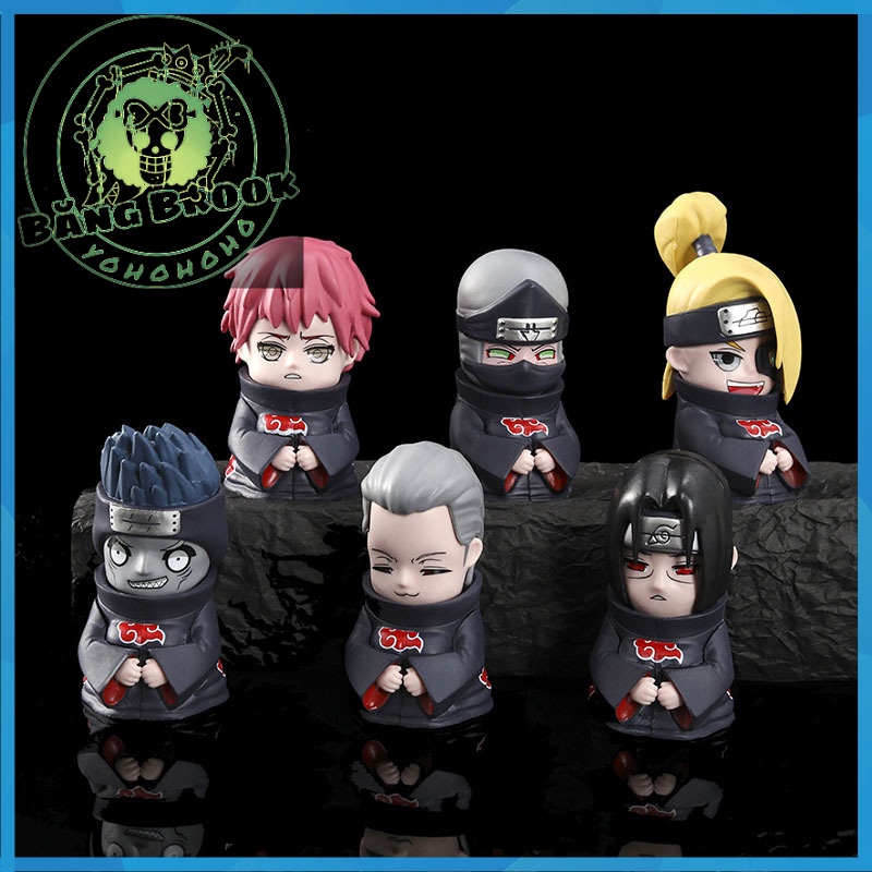 (8.5cm) Mô Hình Chibi Naruto ( Có Video Tự Quay) Đa Dạng Nhân Vật Túi OPP