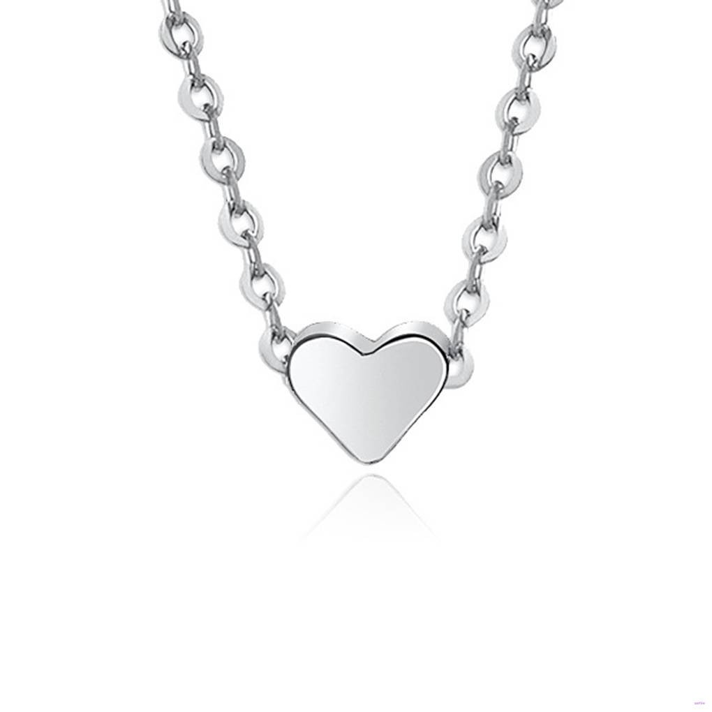 Dây chuyền hợp kim mặt hình trái tim xinh xắn cho nữ
