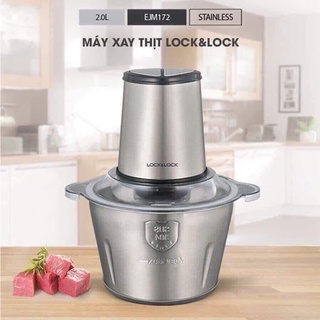 Máy xay thịt Lock Lock cối inox 304, hàng chính hãng bảo hành 1 năm