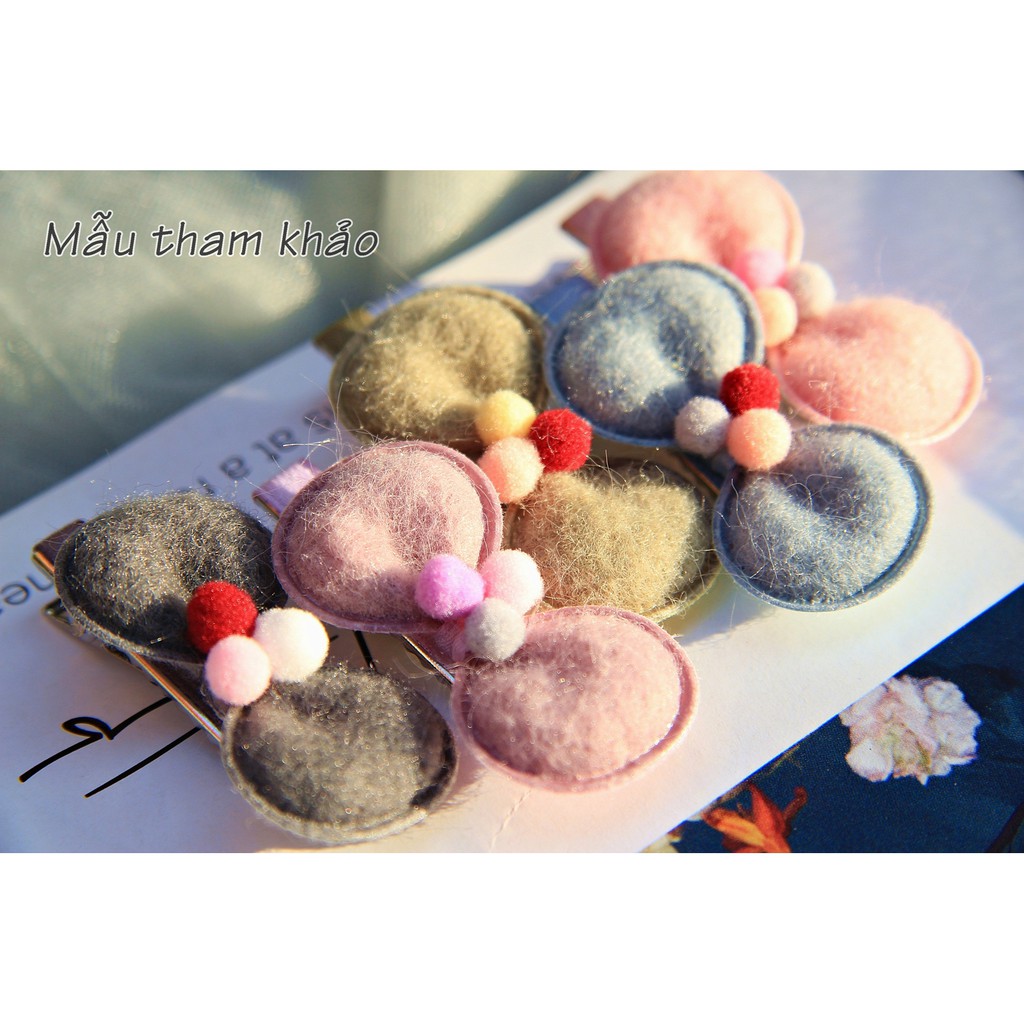Nơ da nhồi bông - Set 2 cái