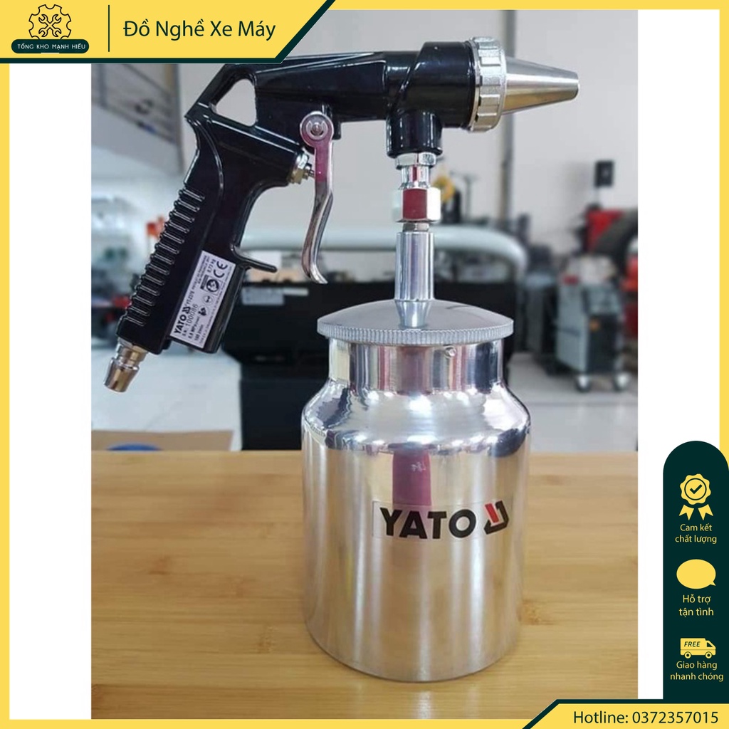 🌟 Súng phun cát cầm tay 1l YATO YT-2376 cao cấp - Hàng Có Sẵn