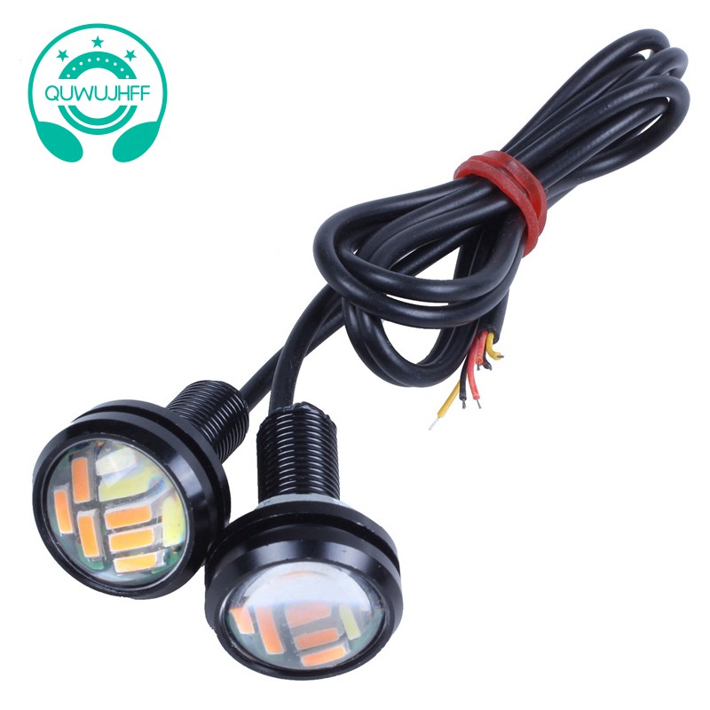 2 Đèn Led 12v 23mm 4014 12 Bóng Cho Xe Hơi