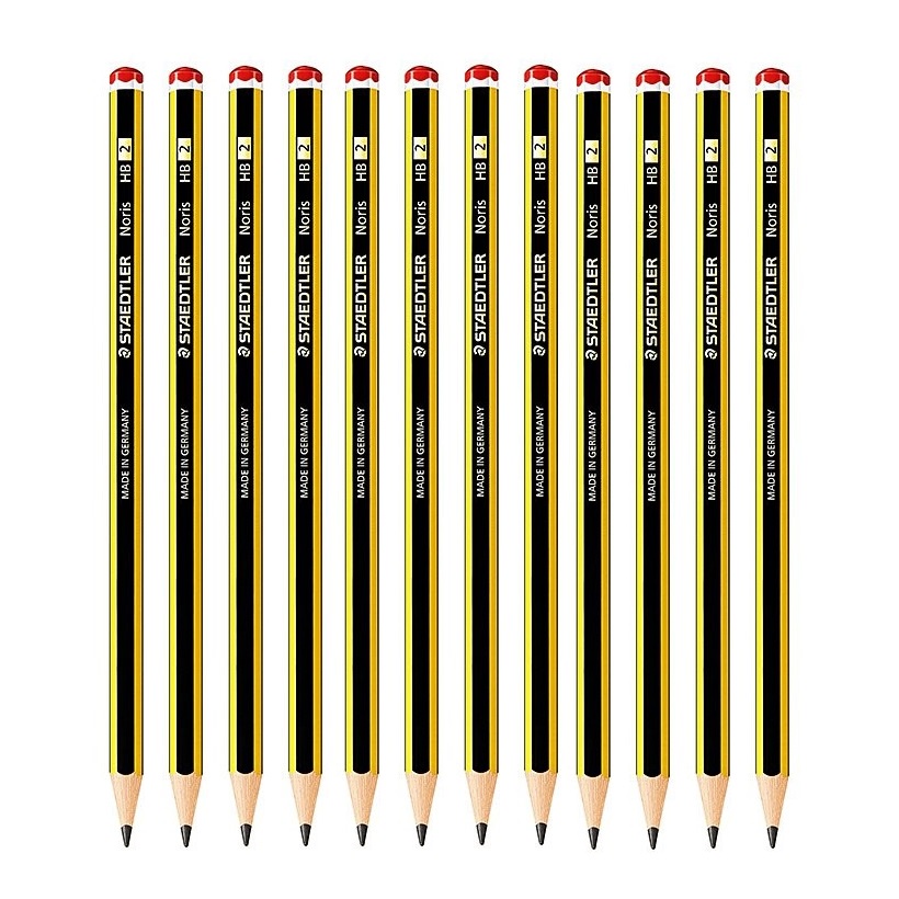 Hộp 12 cây bút chì Đức Staedtler 120 HB/2B - hàng chính hãng I Tặng 01 gọt chuốt chì