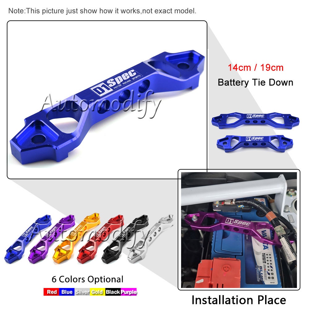 D1-SPEC Nhôm Xe Pin Buộc Xuống Nẹp Hợp Kim Pin Chốt Giá Đỡ