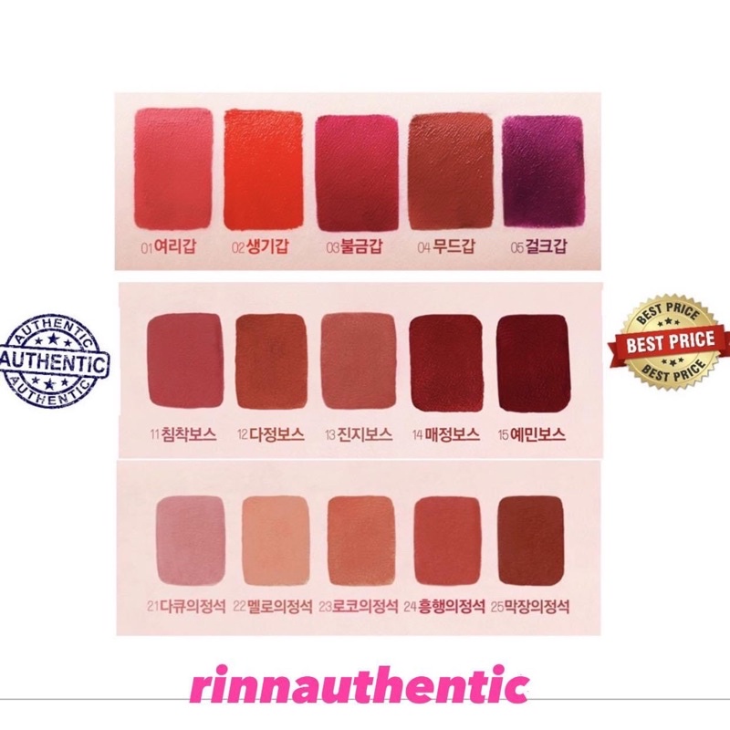 Son Kem Lì, Lên Màu Siêu Chuẩn Bbia Last Velvet Lip Tint 5g Fulll Version