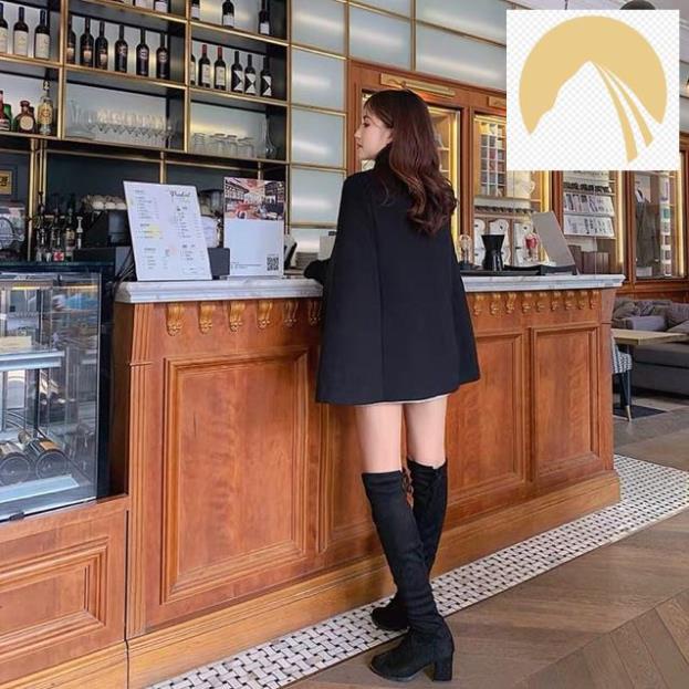 [ Sale nhanh] [ORDER] Áo khoác dạ cape đính khuy sang chảnh (có ảnh + video) | BigBuy360 - bigbuy360.vn