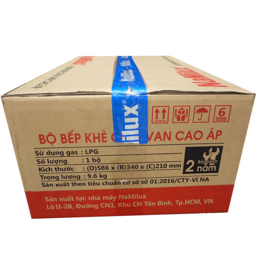 Bộ Bếp khè gas công nghiệp khè Namilux NA-196 VÀ VAN CAO ÁP NA-537SH NEW