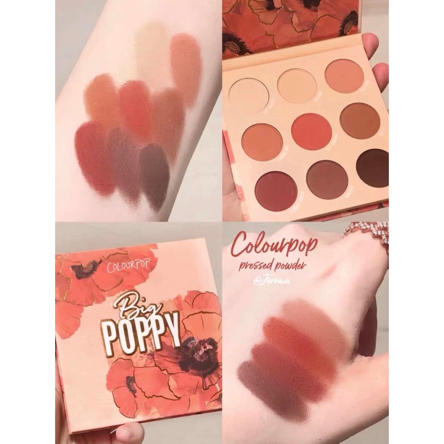 Bảng Phấn Mắt Colourpop Big Poppy tông cam siêu đẹp - Wild Child