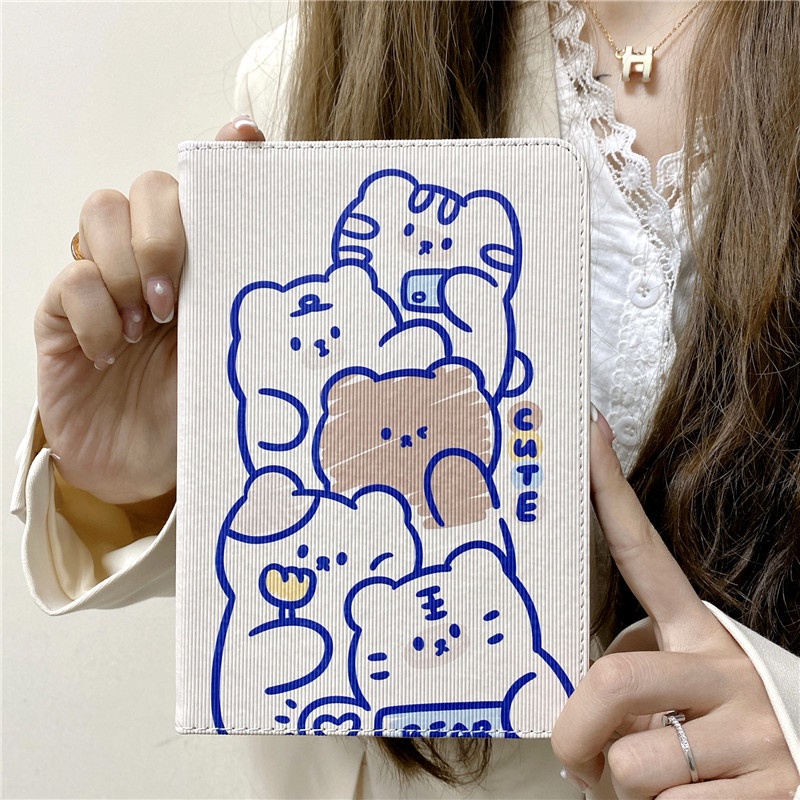 Ốp Máy Tính Bảng Da PU Có Đế Cho iPad Mini /Air 1 2/Pro 9.7/4th 5th 6th 2017 2018/7th 8th 9th Gen 2019 2020 2021