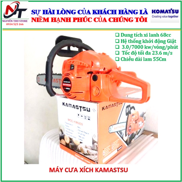 Máy cưa xích kamastsu 68CC