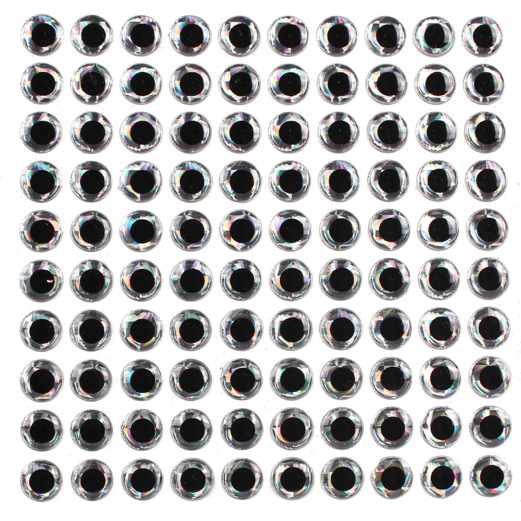 100 Mắt Cá 3D Nhân Tạo 4mm 5mm 6mm 7mm 8mm Sống Động Như Thật