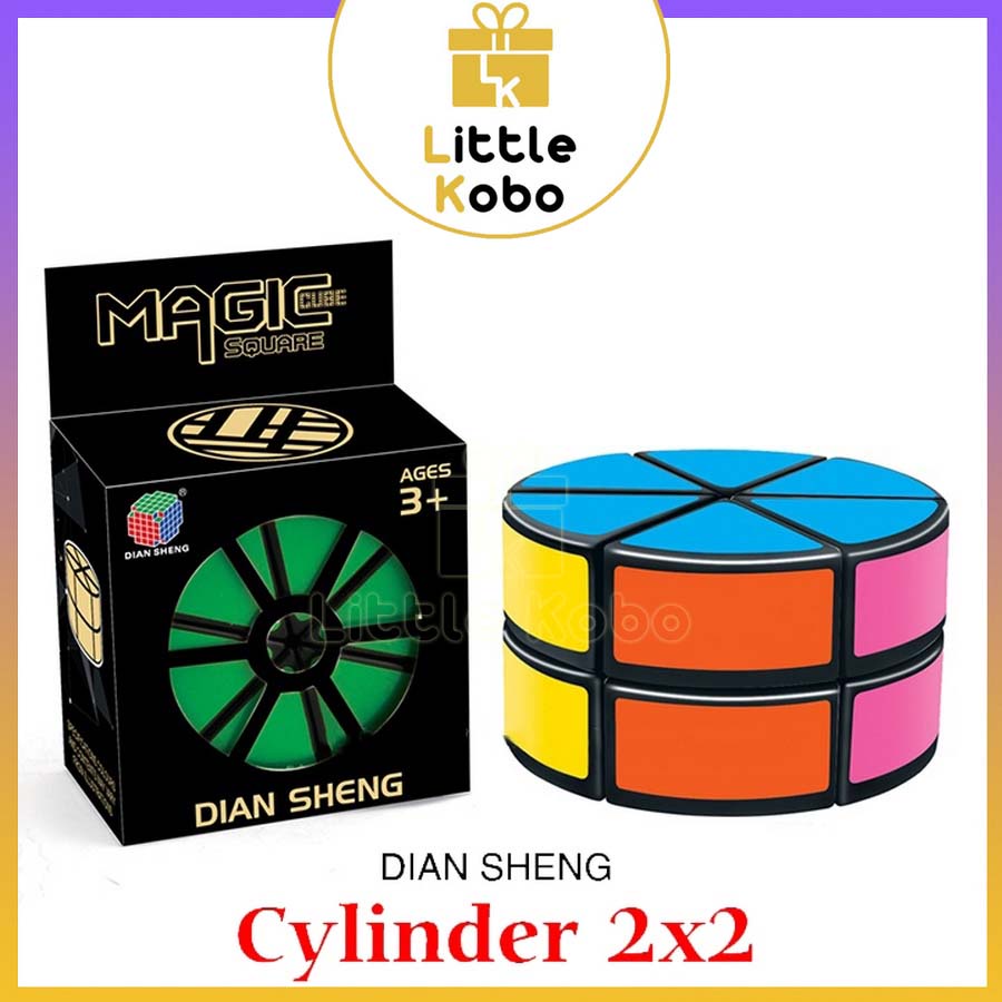 Rubik Biến Thể DianSheng 2-Layer Cheese Wheel Cube 2-Layer Cylinder Cube