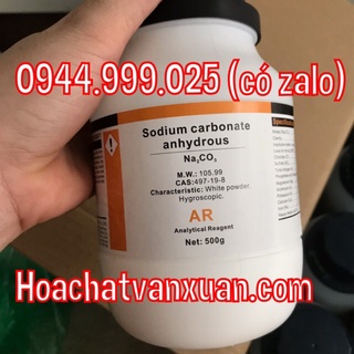 Hóa chất sodium carbonate xilong na2co3 lọ 500g cas 497-19-8