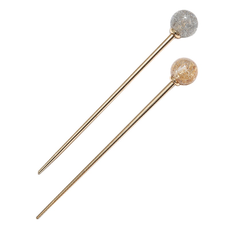 Trâm Cài Tóc Hình Kẹo Mút Bằng Lá Kim Loại Sáng Bóng Phong Cách Nhật Bản