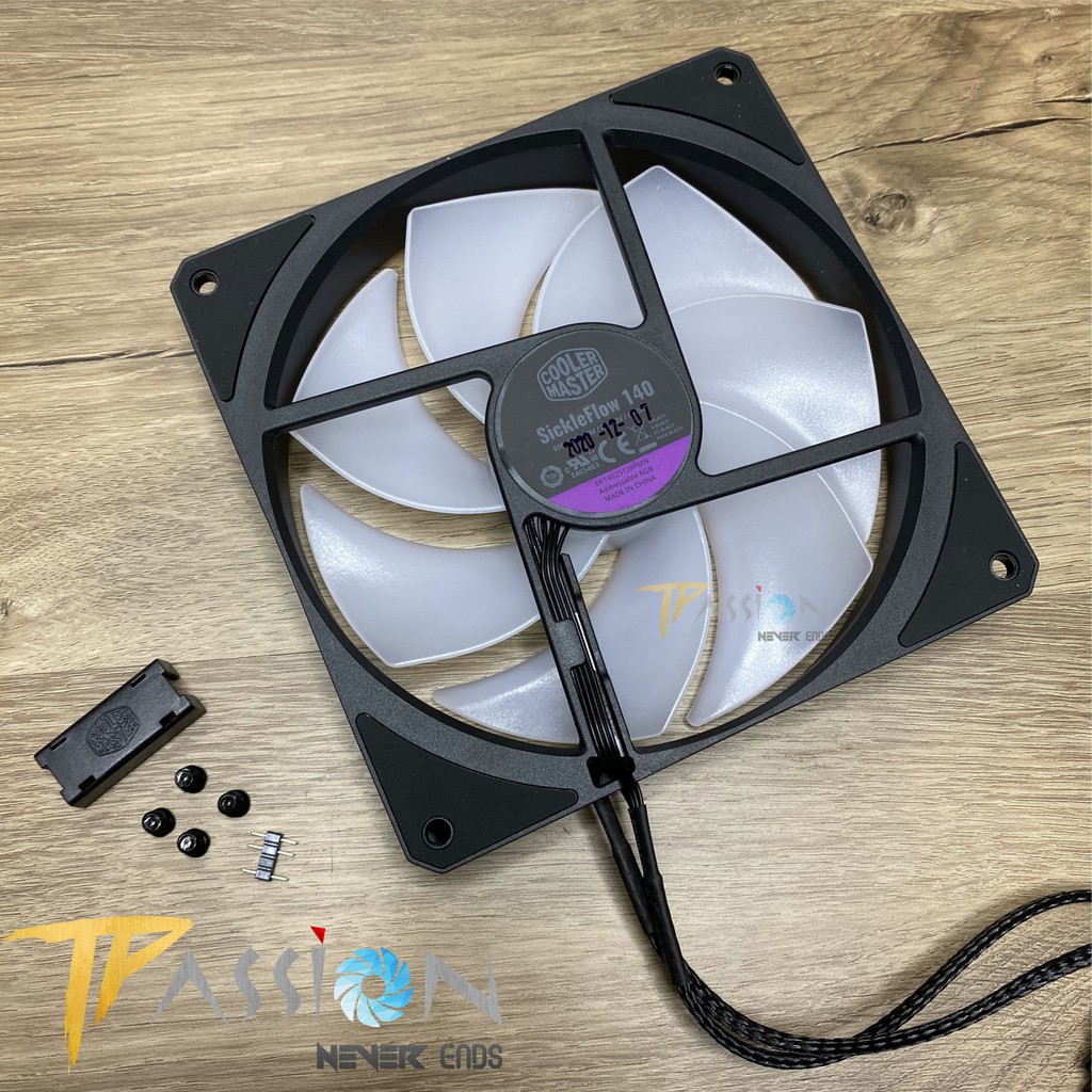 Quạt Fan Case 14cm Cooler Master SickleFlow 140 ARGB - Chính hãng, tản nhiệt tốt, đồng bộ LED Rainbow