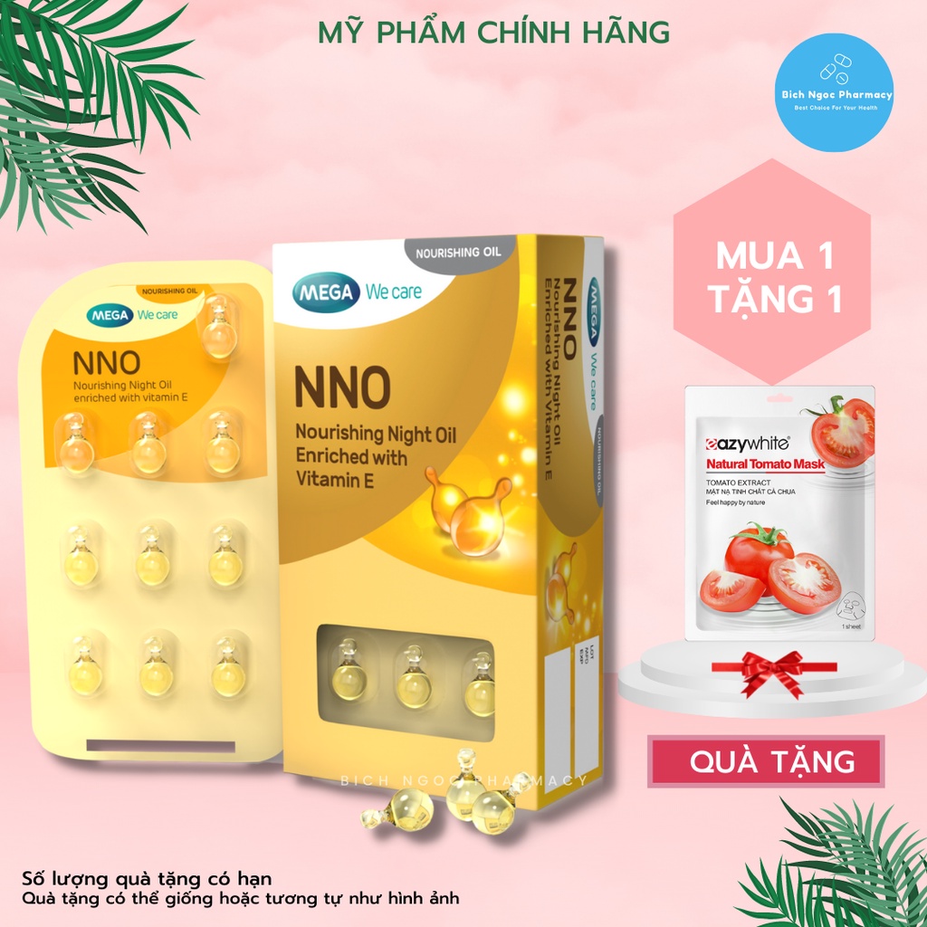 Viên khóa ẩm NNO cung cấp Vitamin E và dầu Jojoba 30 viên