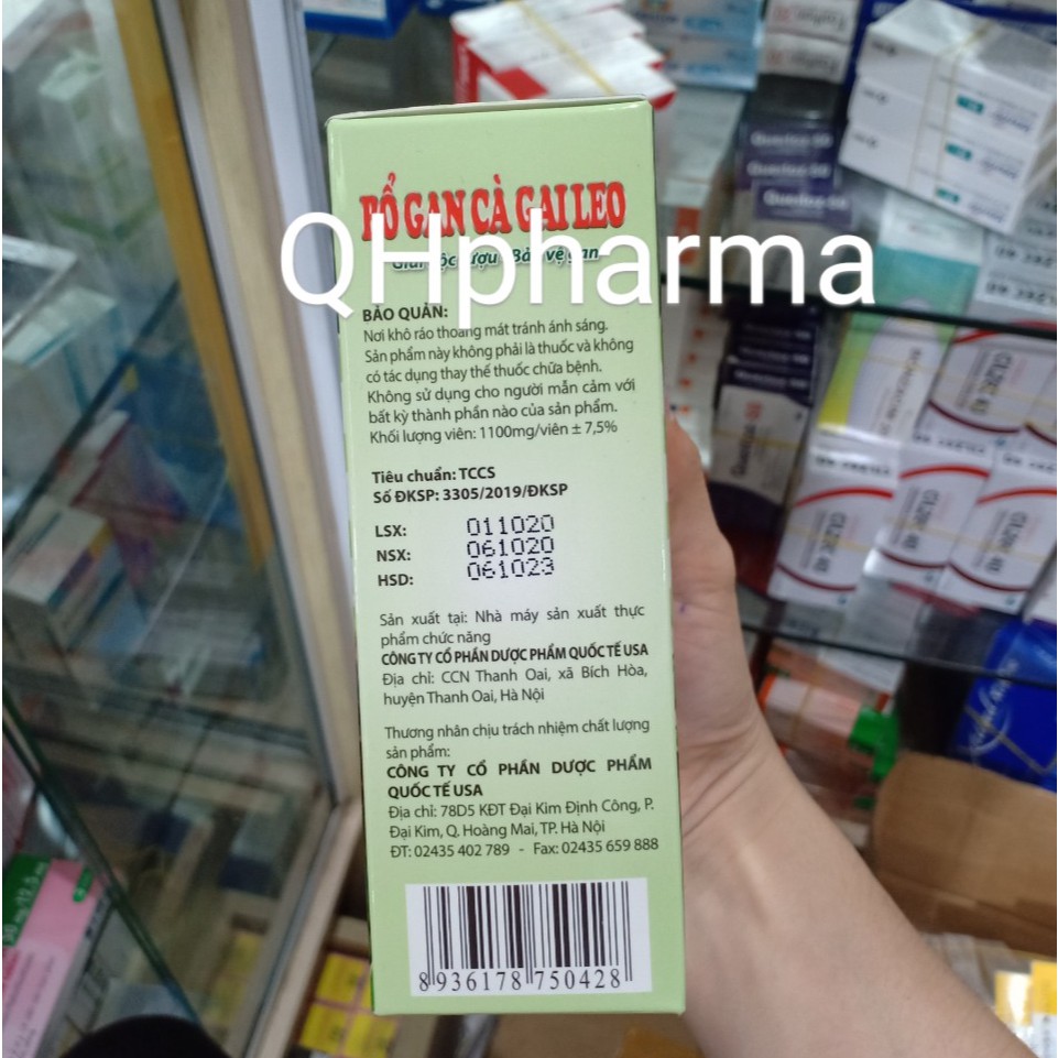 Bổ gan cà gai leo hộp 60 viên giúp giải độc gan,tăng cường chức năng gan