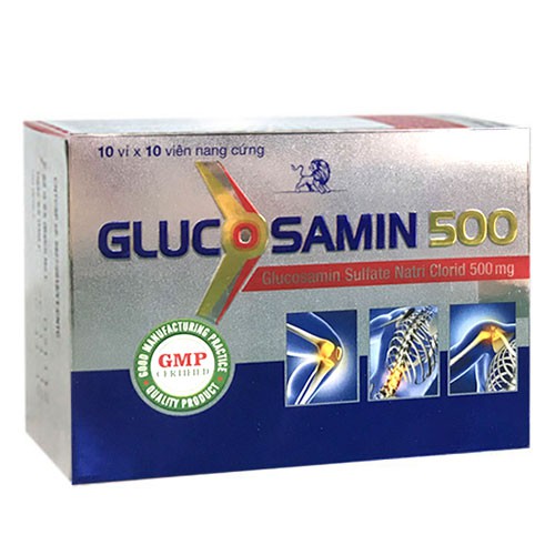 GLUCOSAMIN 500 - Hỗ trợ hình thành các mô sụn và tăng tiết dịch khớp