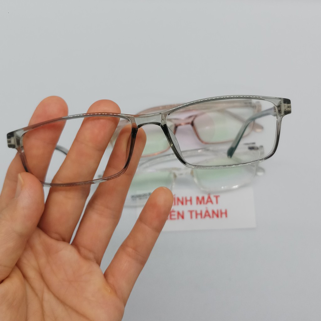 Mắt Kính Nhựa Dẻo HQ Dáng Vuông Nhỏ Hạn Chế Độ Dày Mắt Kính V211  - Kính Mắt Tiến Thành