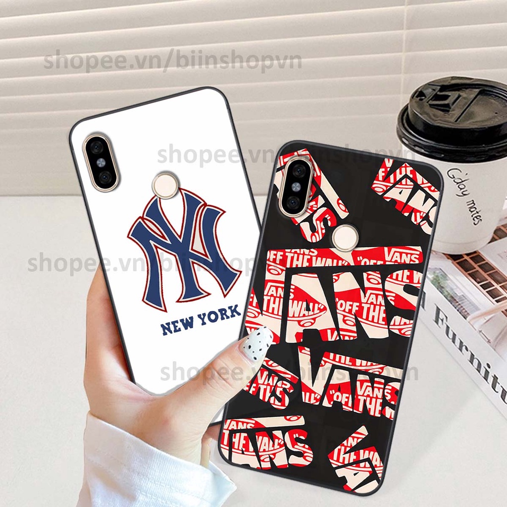 Ốp Xiaomi Mi A2 in hình các thương hiệu nổi tiếng siêu đẹp, thời trang cá tính