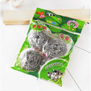 Set 4 Miếng Bùi Nhùi Cước Sắt Rửa Chén Đĩa