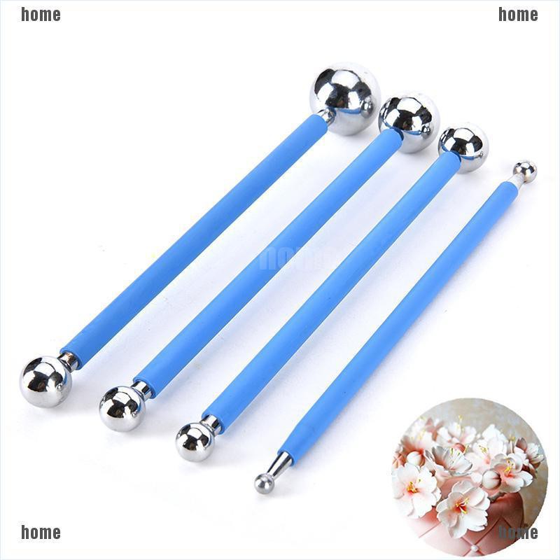 Bộ dụng cụ trang trí làm bánh handmade 4 món 8 đầu bi