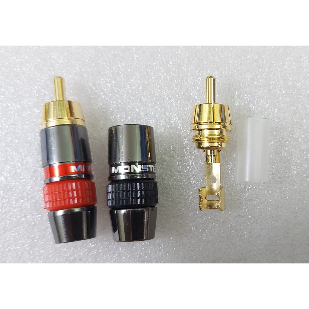 Bộ Đầu hàn Jack AV / RCA / Hoa sen 3 màu giá 2/4 chiếc