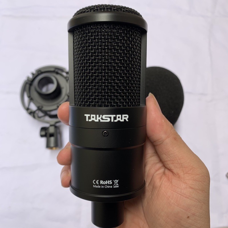 Mic Thu Âm Chuyên Nghiệp Takstar PC K220-Thế hệ mới nhất bảo hành 1 năm