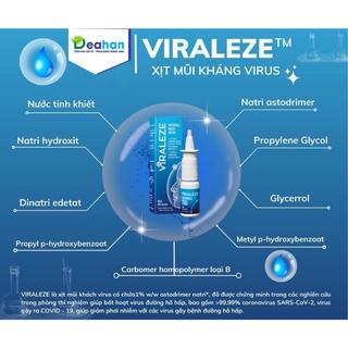 Bình xịt kháng virus Viraleze