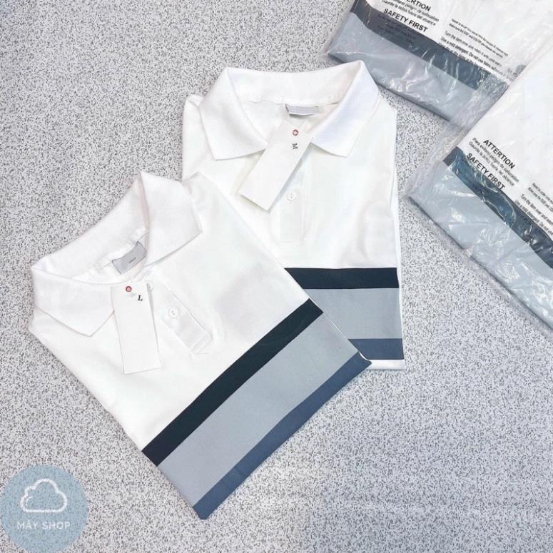 Áo Đôi Polo Nam Nữ Chất Vải Cotton Cao Cấp,Co Giãn Thấm Hút Mồ Hôi- Hàng Chất Lượng Cao