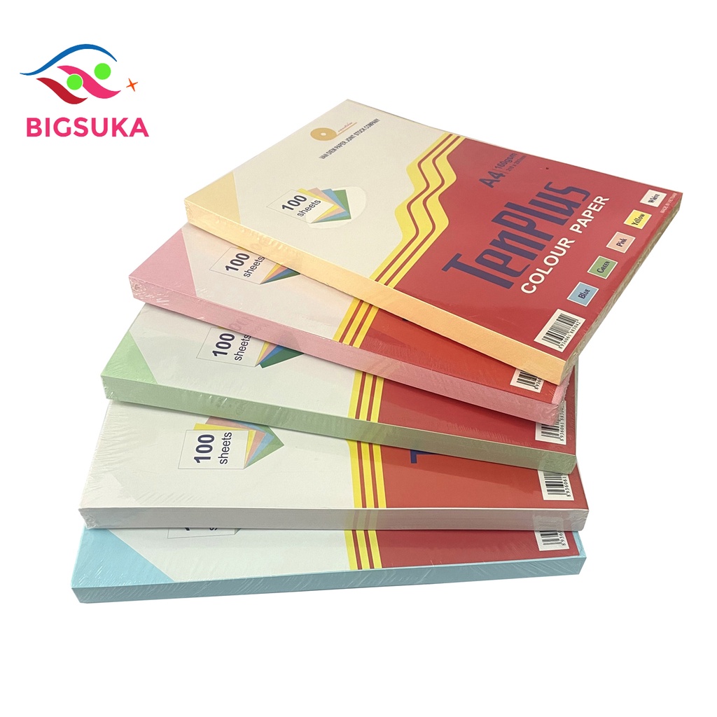 Bìa thái A4TenPlus cứng 160gsm xấp100 tờ BIGSUKA