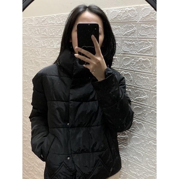 Áo phao đen thanh lý