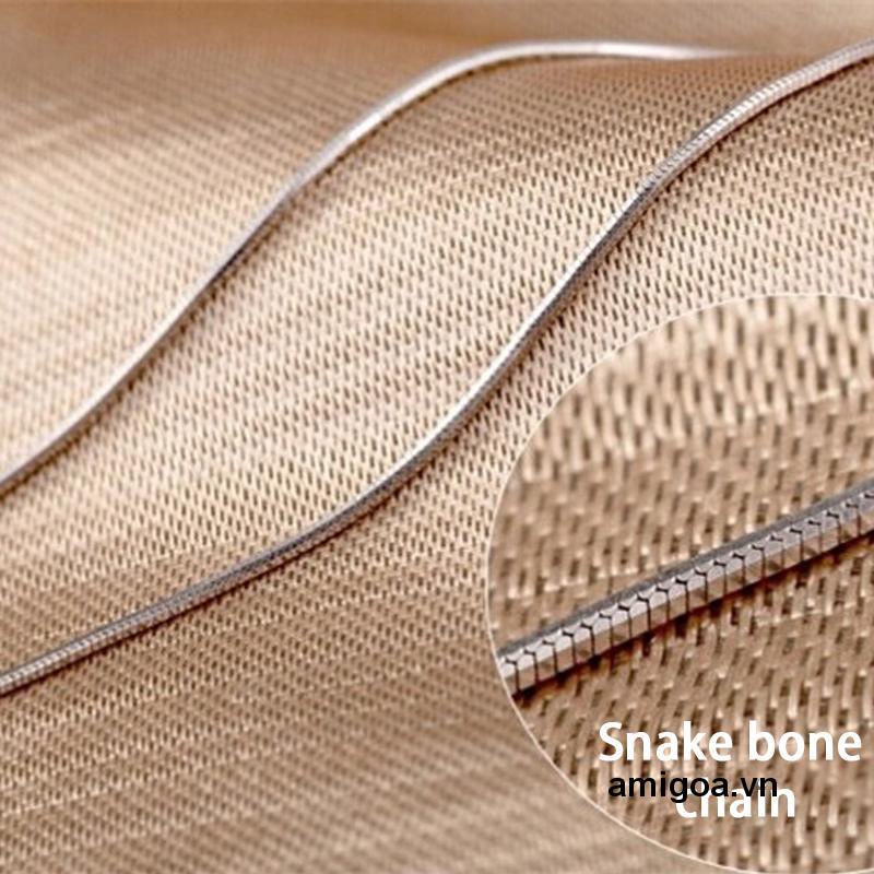 ✨✨Vòng cổ xương rắn bằng thép titan đơn giản phong cách hip hop