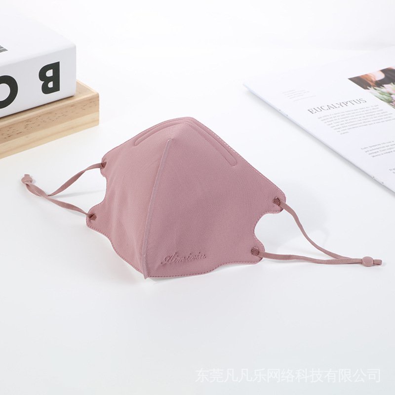 Khẩu Trang cotton 3 Lớp Dày Màu Trơn Chống Bụi Thoáng Khí Có Thể Tái Sử Dụng Cho Nam Và Nữ