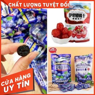 Gói 408g Ô mai việt quất, ô mai cherry siêu ngon - đồ ăn vặt Trung Quốc