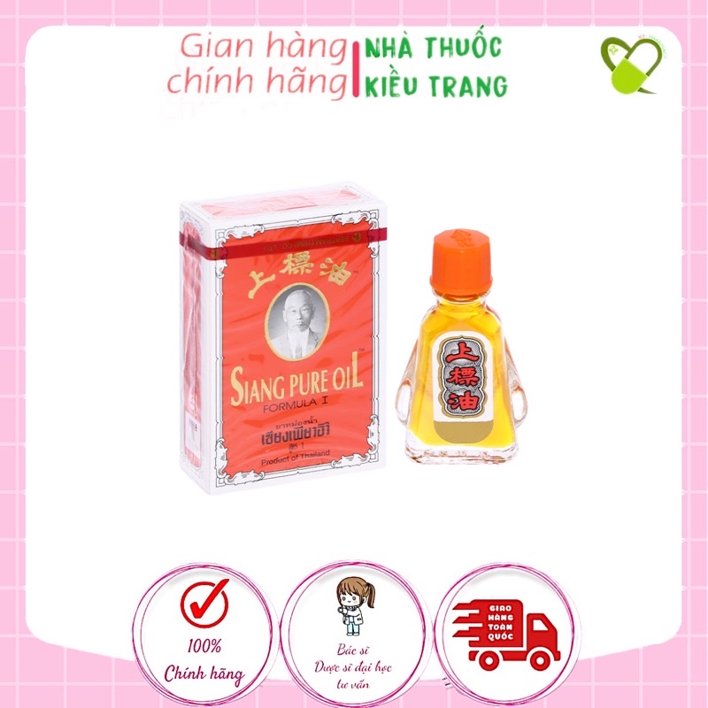 Dầu xoa Siang Pure Oil (Dầu Thái đỏ)
