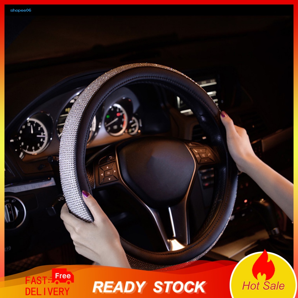 Vỏ Bọc Vô Lăng Xe Hơi SDRU Đính Đá Chống Trượt