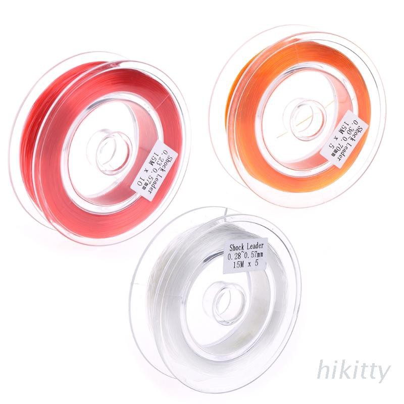 HIK Fishing Fly Line Support Braided Sinking Shock Leader Line Abrasion Resistant