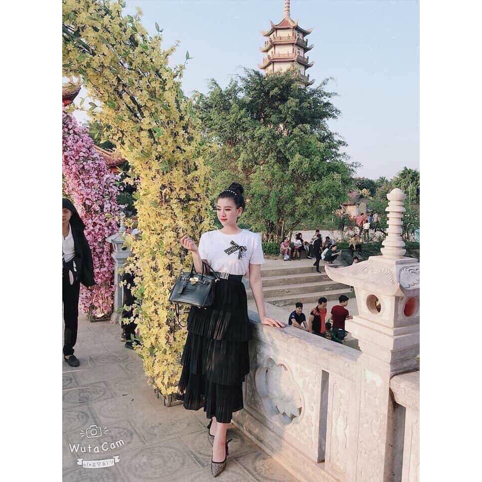 [ Mã FAGREEN55 giảm 10% tối đa 30K đơn 99K] Chân váy Maxi 4 tầng Hàn Quốc | BigBuy360 - bigbuy360.vn