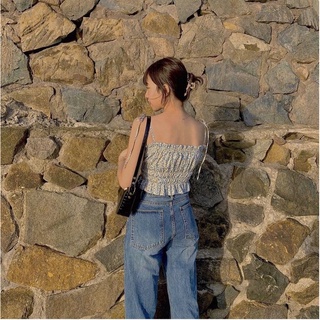 JANET STUDIO • Áo 2 dây thắt nơ