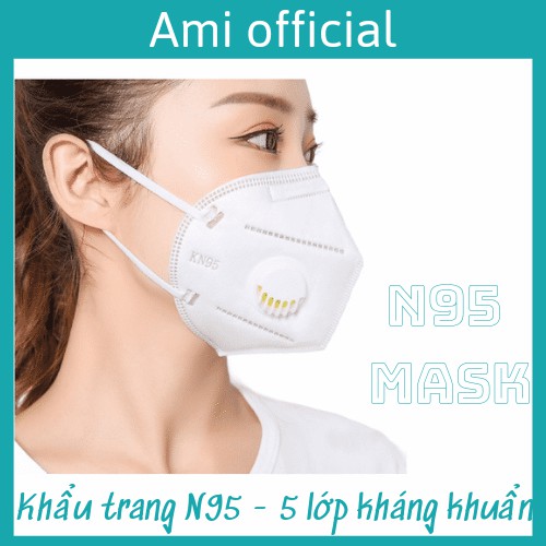 Khẩu trang N95-MH95 kháng khuẩn, chống bụi mịn và tránh lây bệnh hô hấp