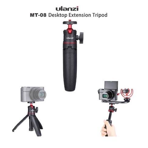 ULANZI MT-08 - HÀNG CHÍNH HÃNG - Chân Tripod dành cho Máy ảnh và Điện thoại (Không gồm ngàm kẹp điện thoại)