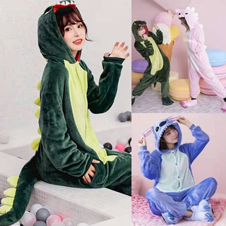 Đồ ngủ liền thân hình khủng Long hoạt hình đa dạng đáng yêu tuỳ chọn cho nữ đồ ngủ 【Lisa】
