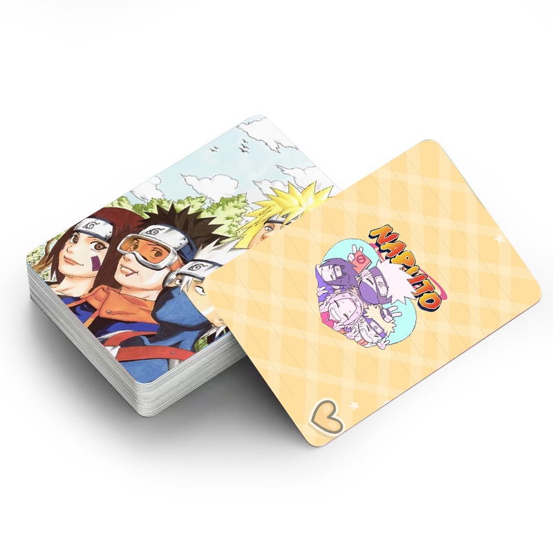 Hộp 30 ảnh thẻ Anime Naruto Photocard Double-sided Color Printing Lomo Card