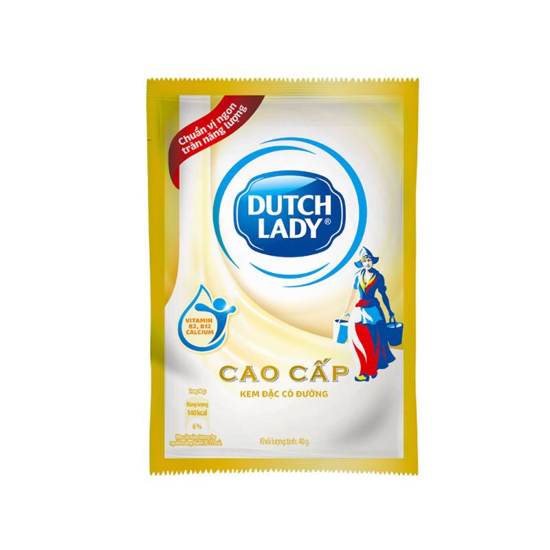 Sữa đặc nhập khẩu Indonesia Dutch Lady gói 40g