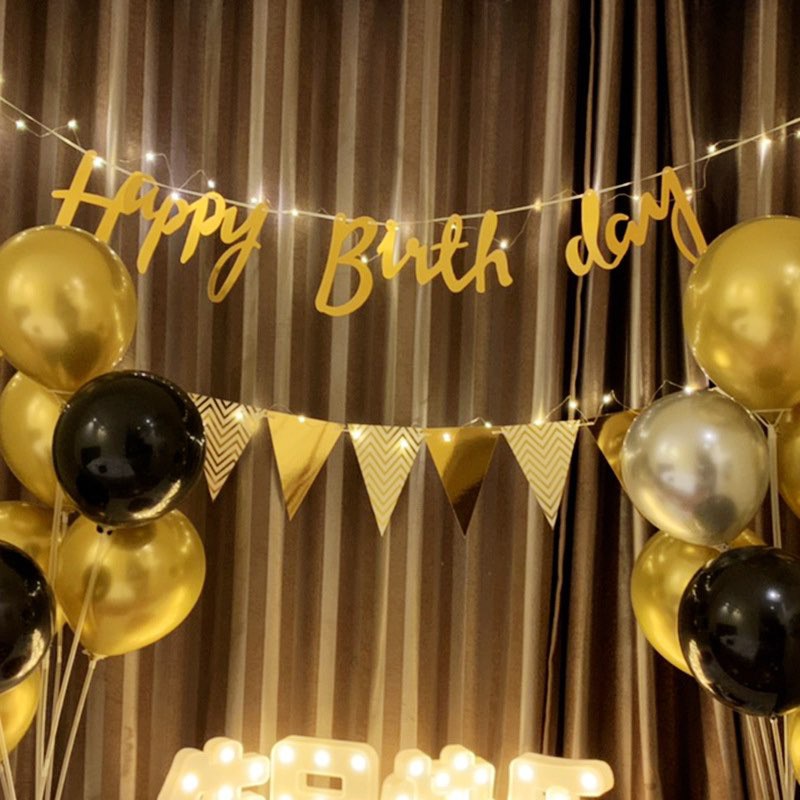 Set Bóng Sinh Nhật  ĐẦY ĐỦ PHỤ KIỆN Chọn Mẫu -Luckydecor