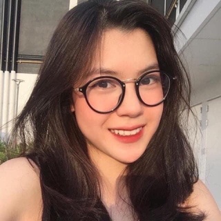 kính mắt mèo oval gọng kim loại siêu đẹp hot trend