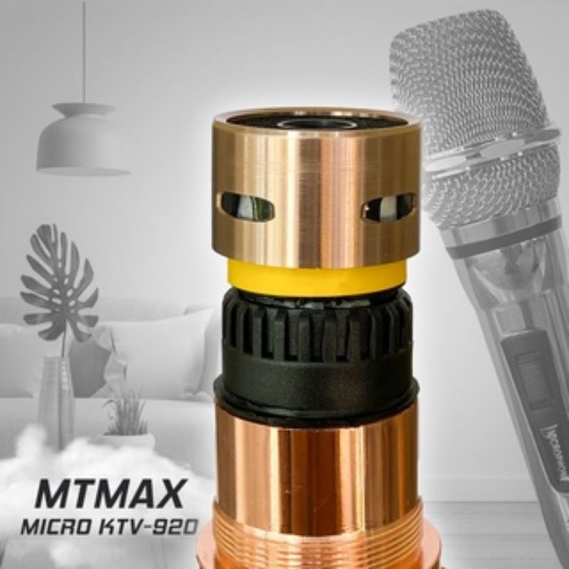 Micro có dây cao cấp MTMAX KTV920, KTV930 hút âm và chống hú tốt